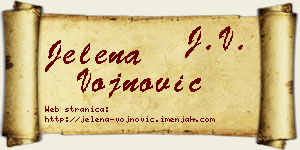 Jelena Vojnović vizit kartica
